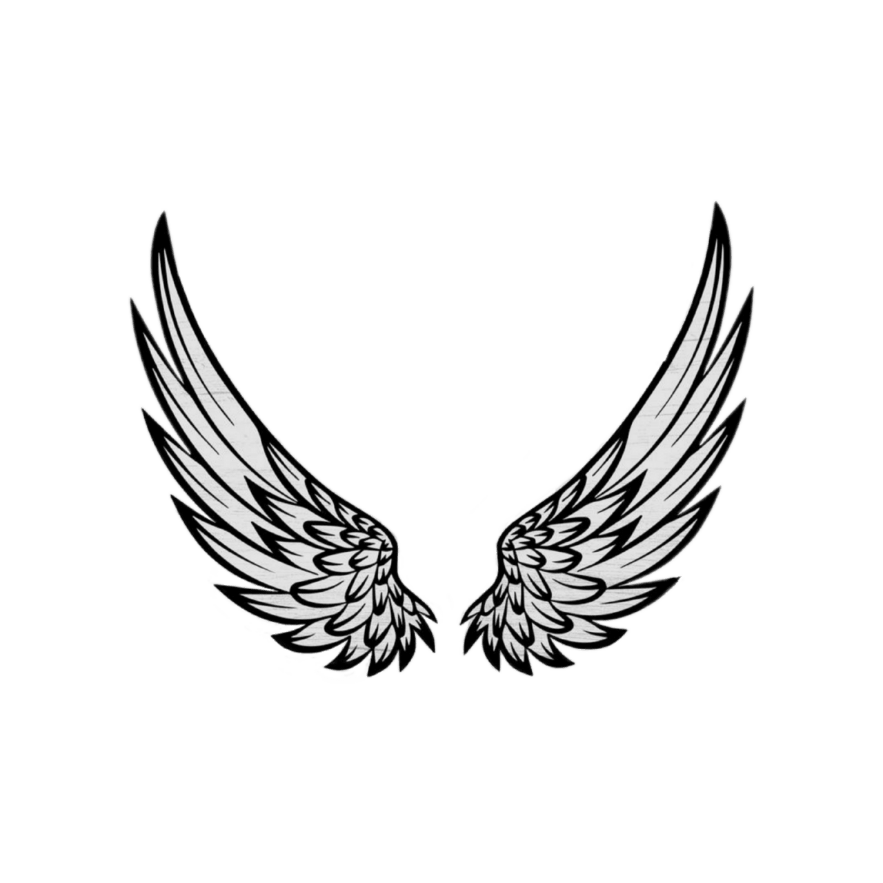 Angel wings page clipart clip art