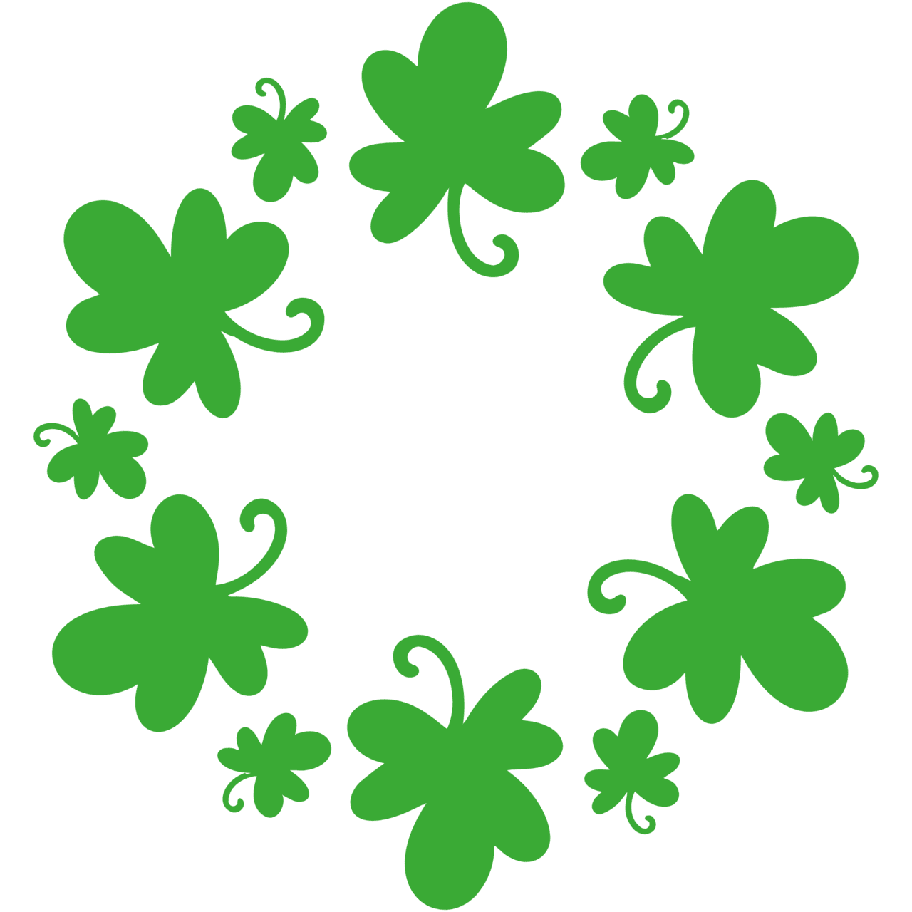 Clover pin page clipart photo