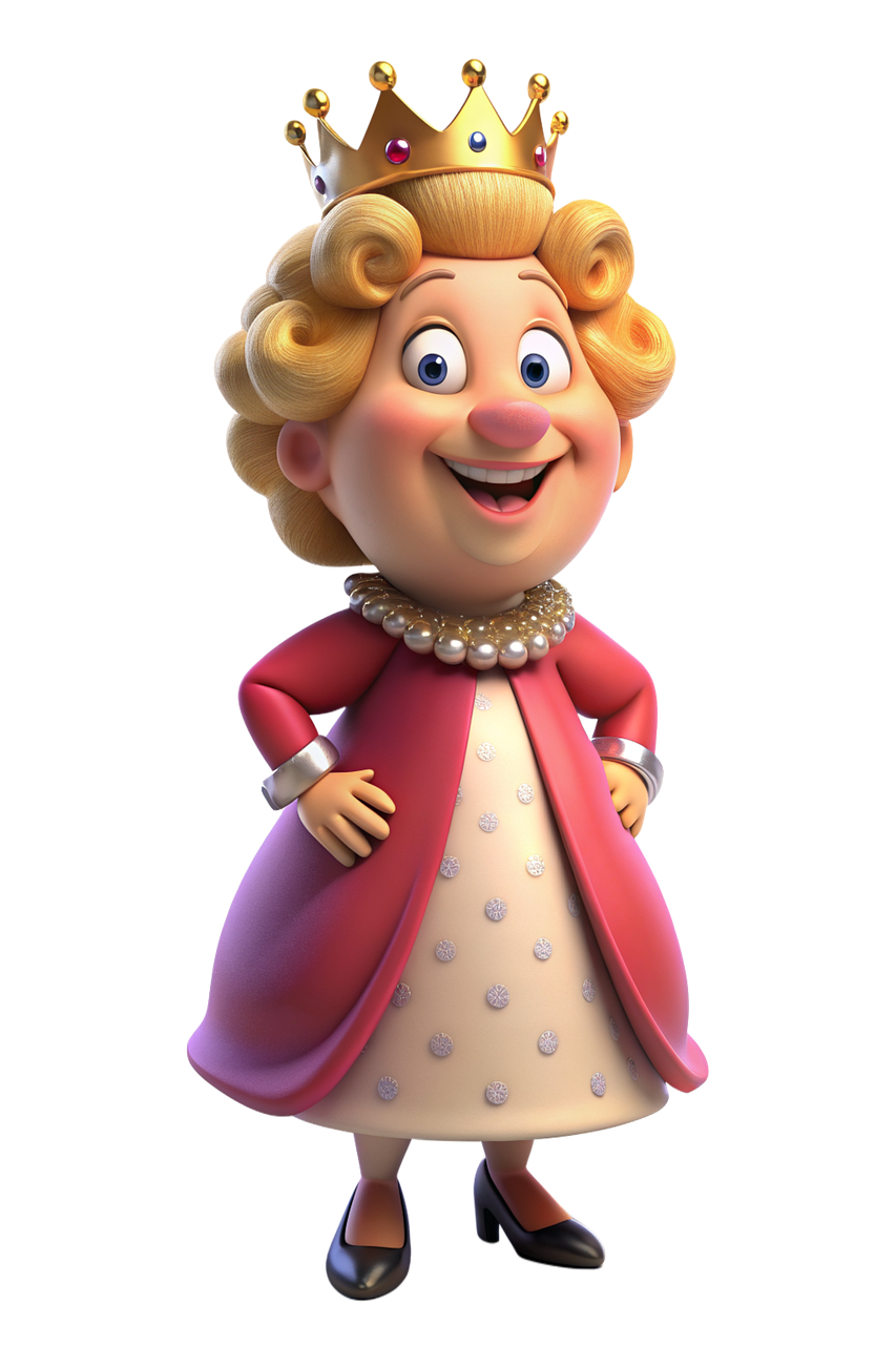 Queen cartoon image clipart