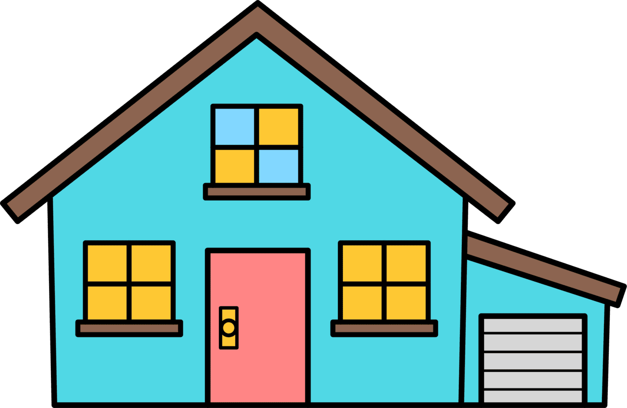 House in pin page clipart free 4