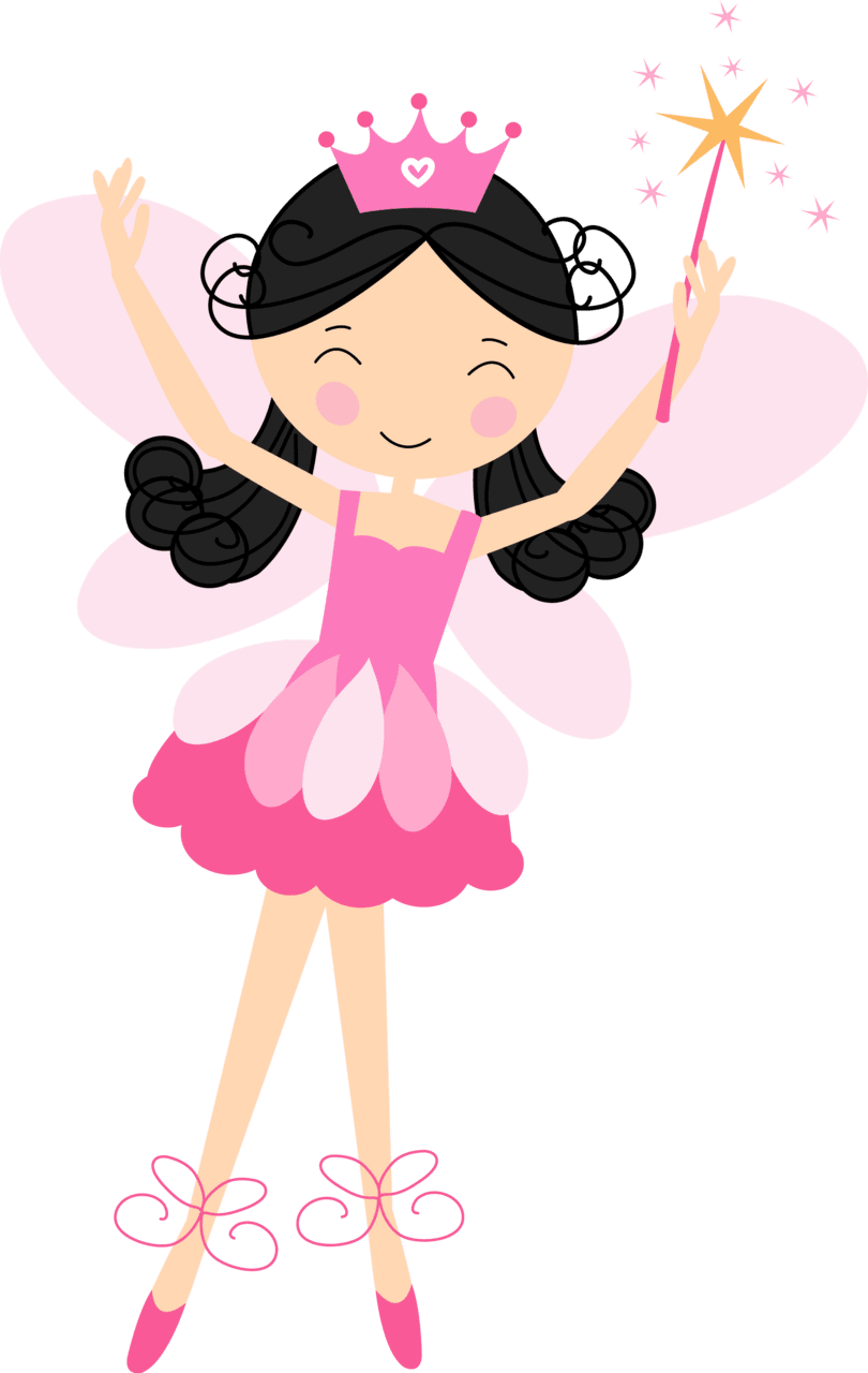 Fairy pin page clipart background