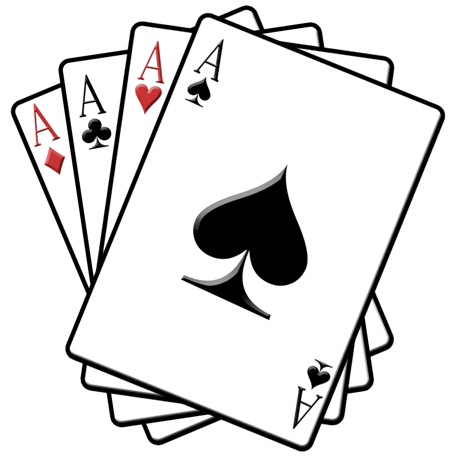 Playing cards pin page clipart clip art 2