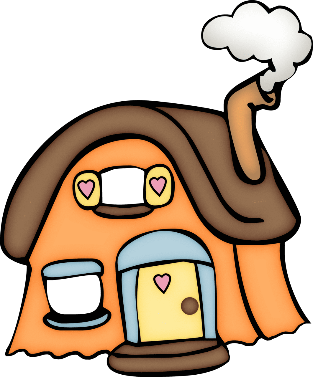 House in pin page clipart free 5