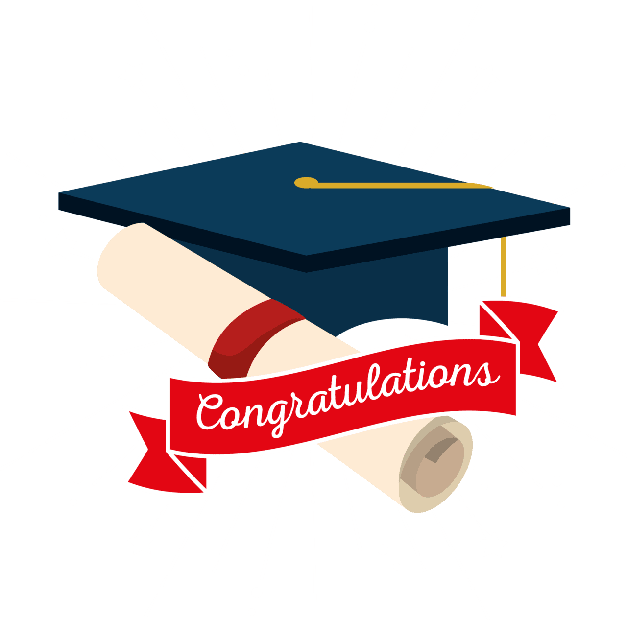 Diploma congratulations graduation clipart photo