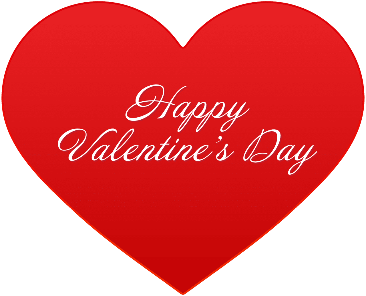 Happy valentines day valent heart clipart image