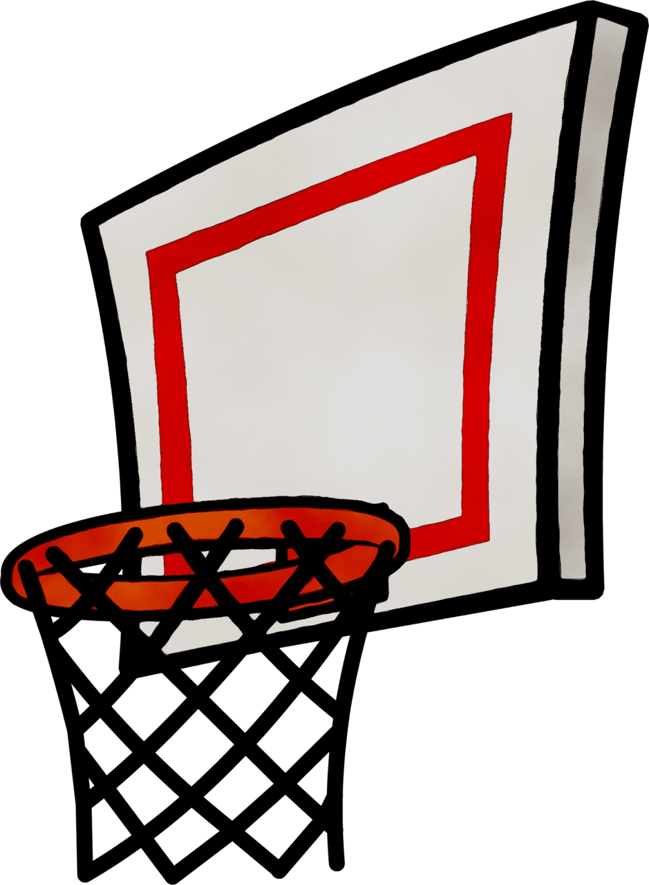 Basketball hoop canestro clipart backboard vector graphics