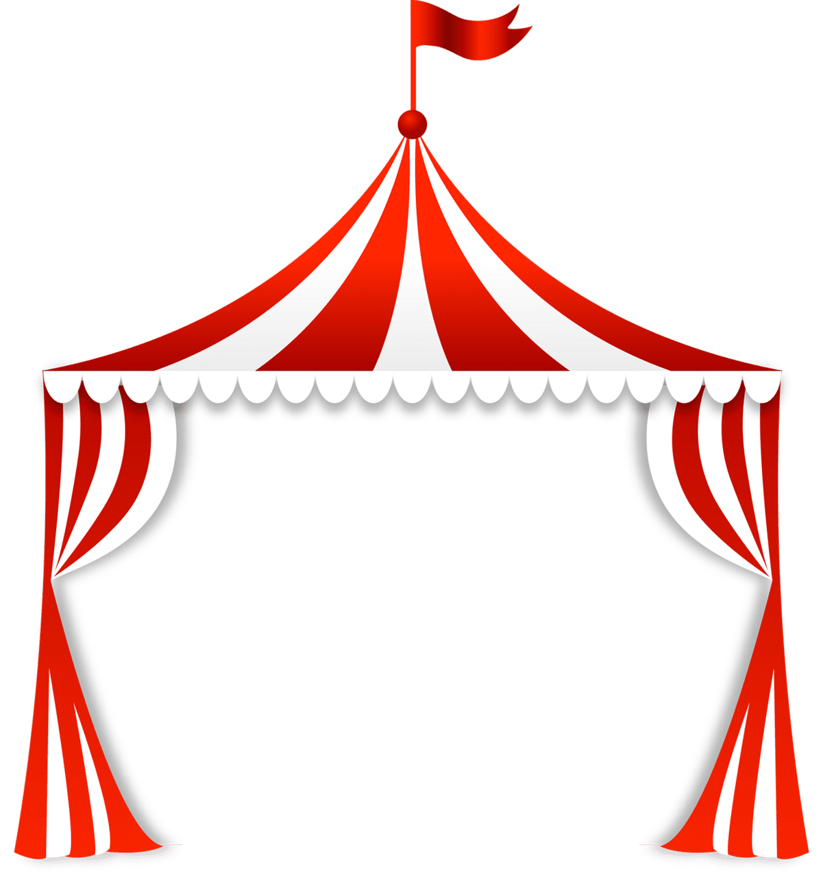 Carnival molduras em tema circo clipart picture