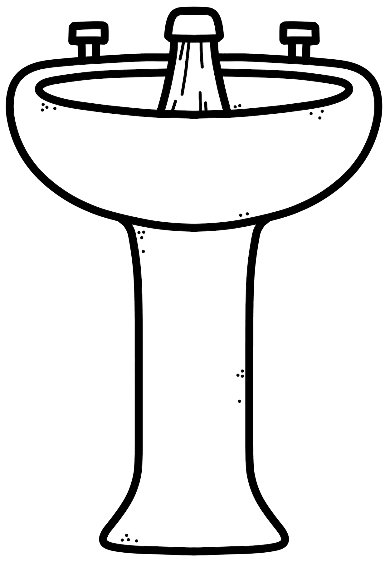 Bathroom pin page clipart photo