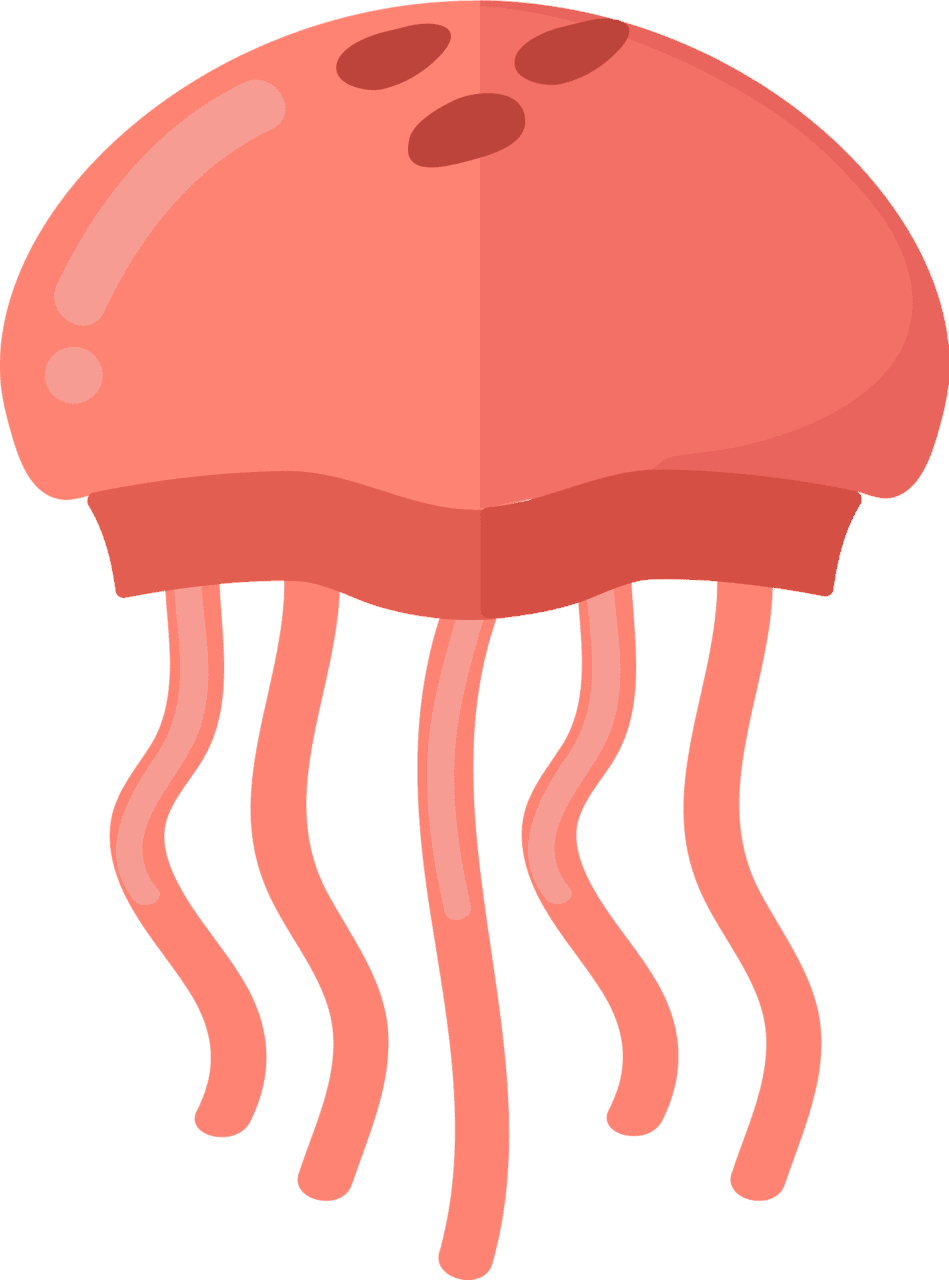 Jellyfish vector clipart images 3