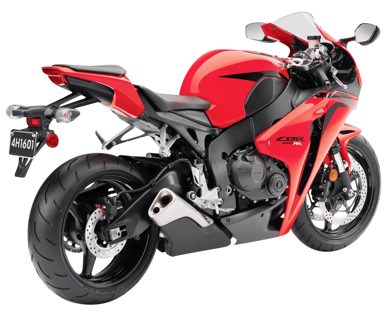 Motorcycle red honda cbr rr clipart free