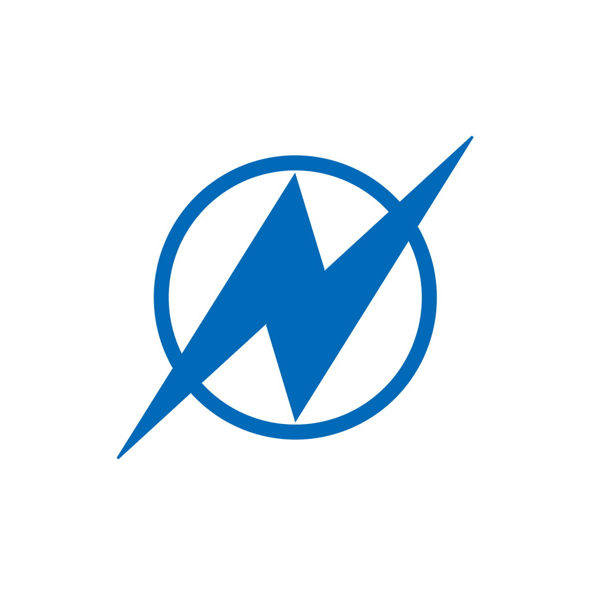 Lightning bolt nichia logo real pany alphabet letter clipart
