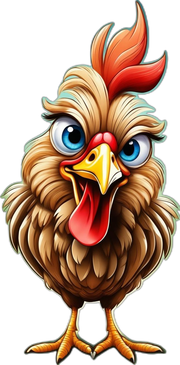 Rooster page clipart picture