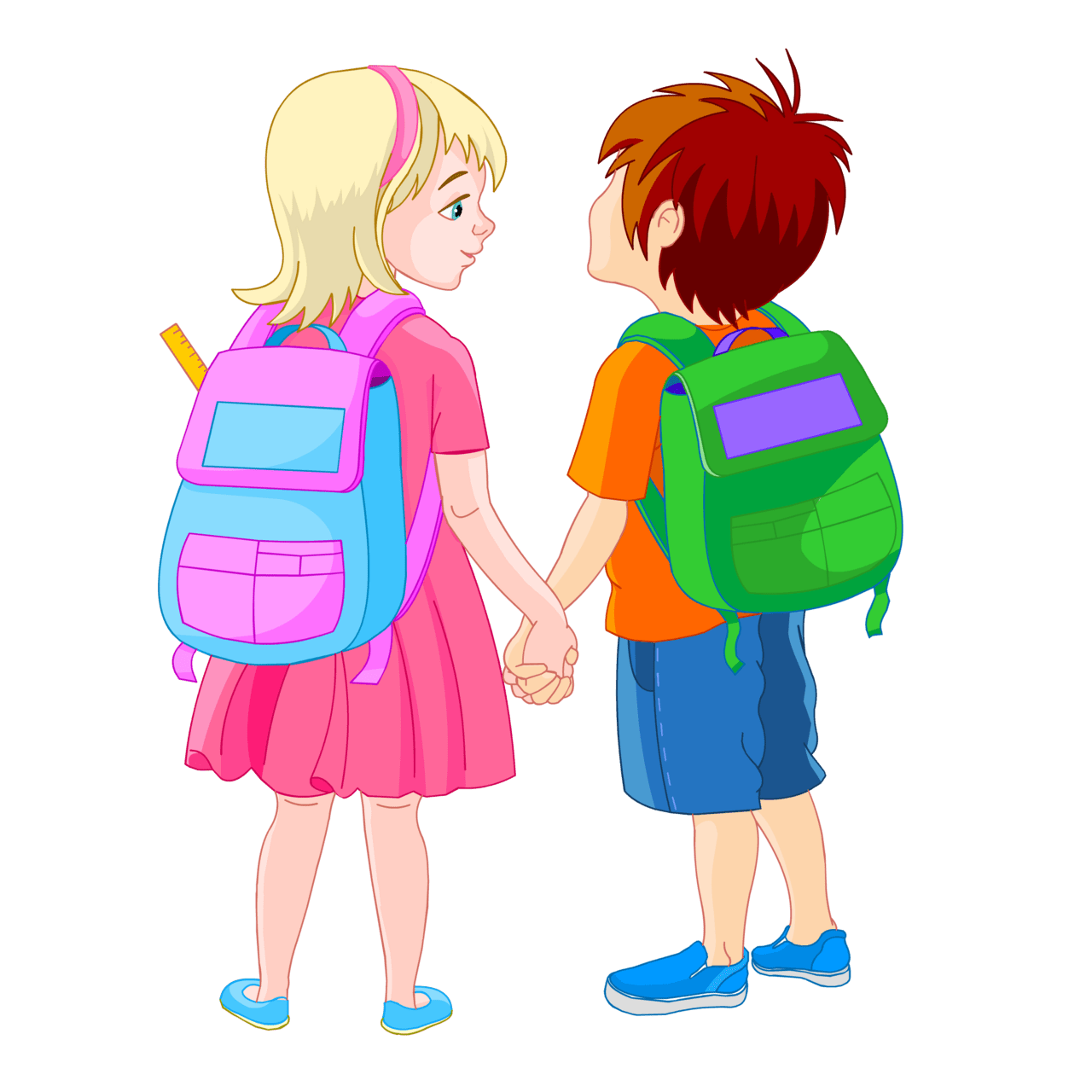 Back to school pin page clipart image