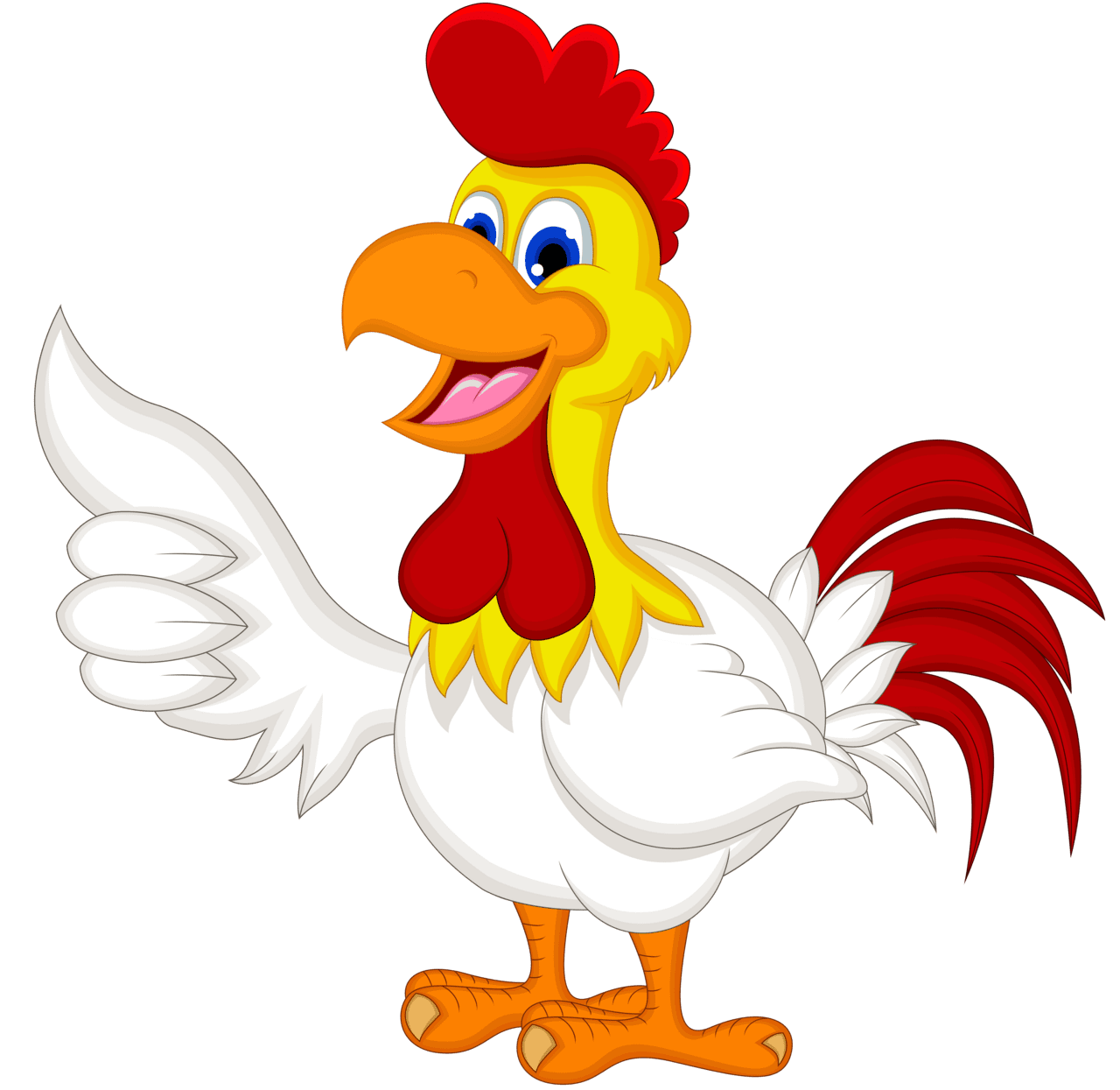 Rooster pin page clipart clip art 2