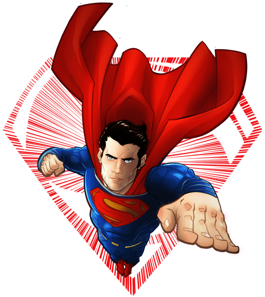 Fly bvs superman by bcxart deviantart clipart transparent