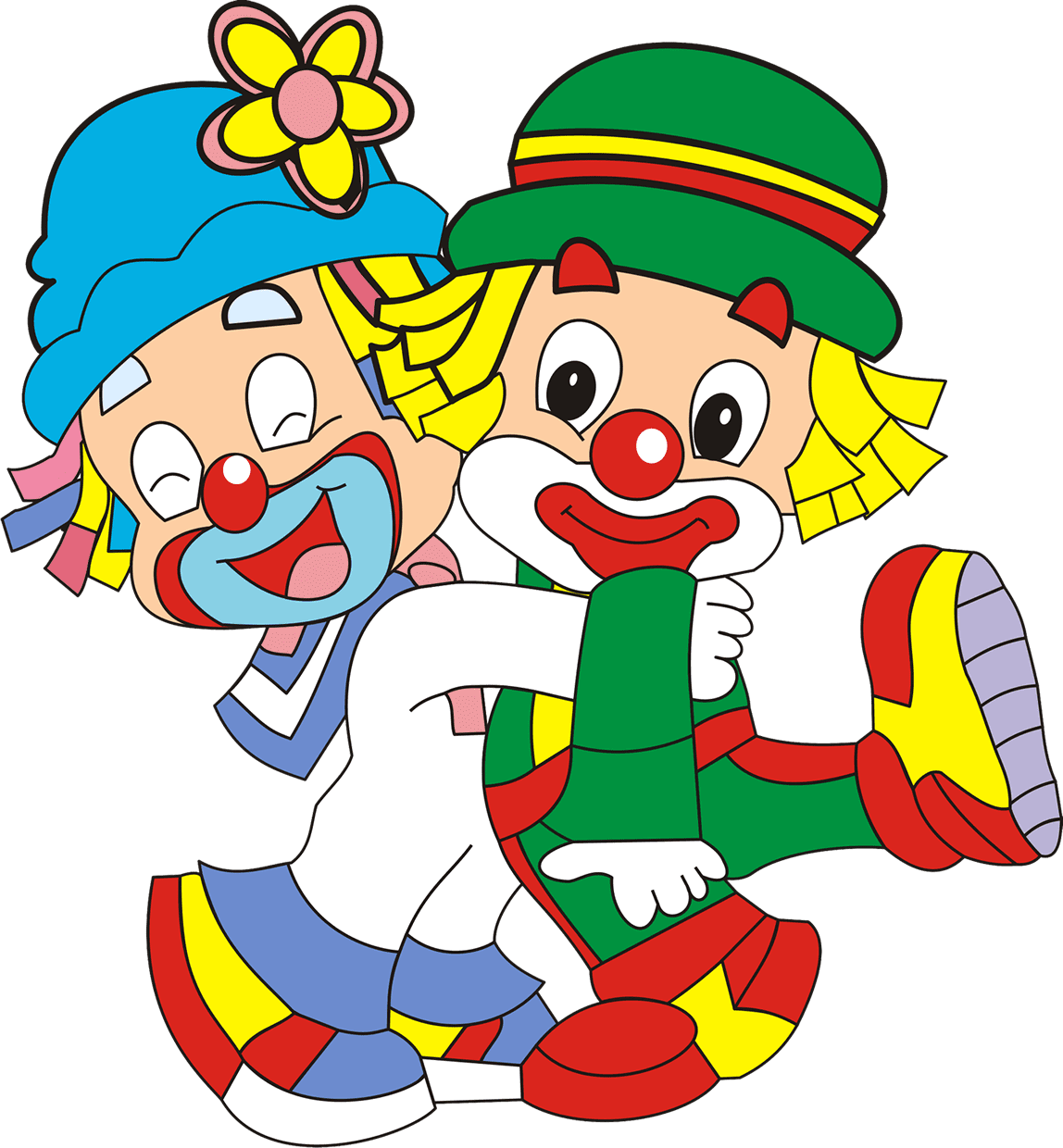 Clown pin page clipart logo 4