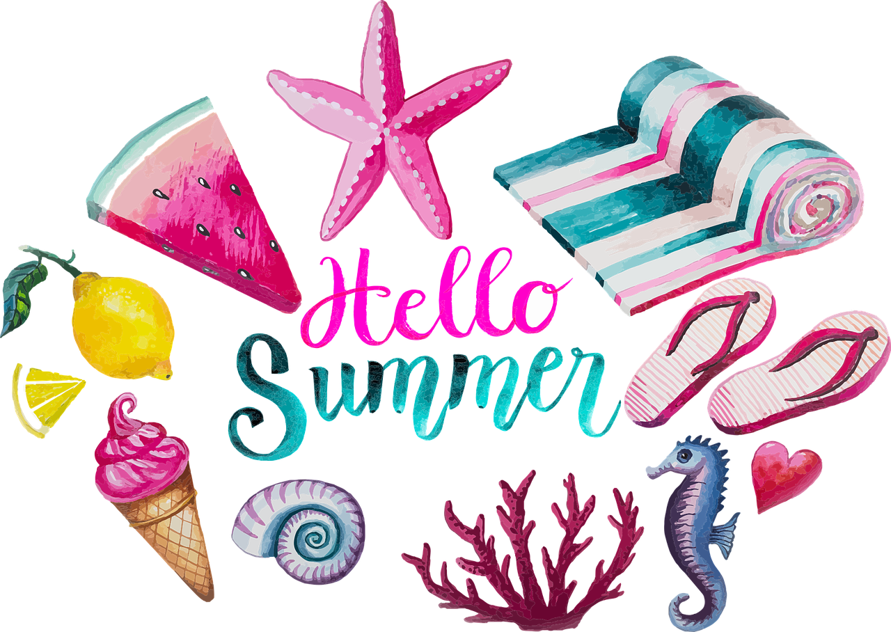 Summertime summer swaps clipart clip art