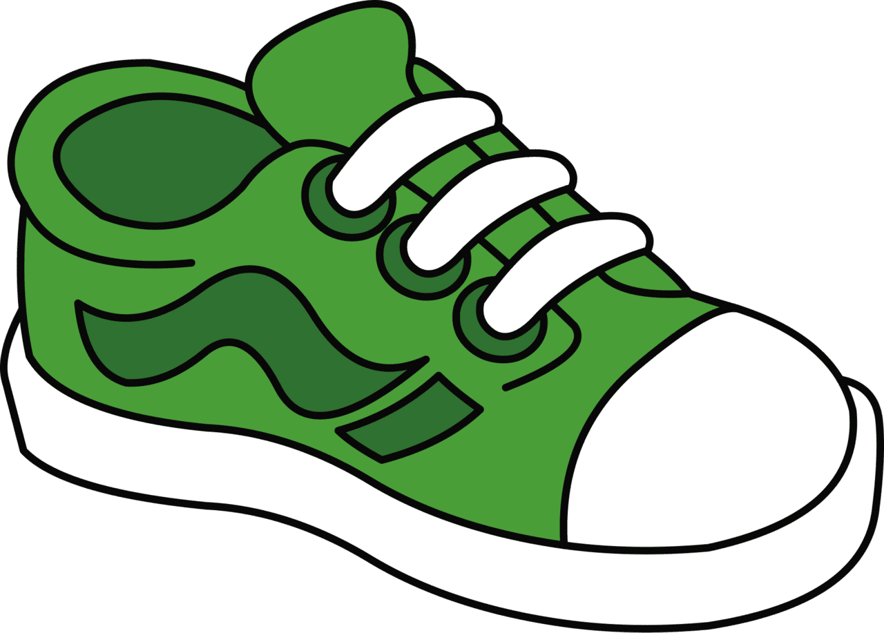 Shoe pin page clipart background 2