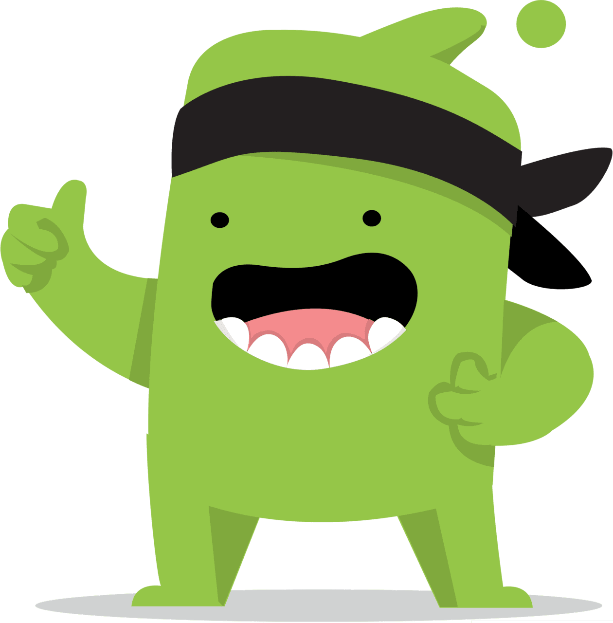 Monster pin page clipart background 3