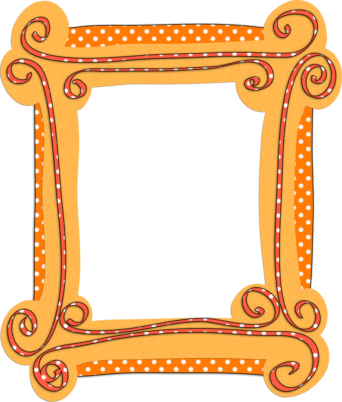 Picture frame page clipart 2