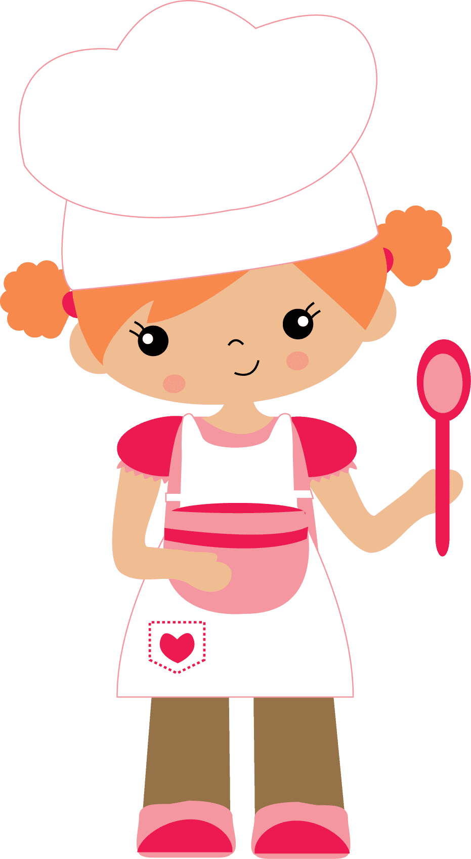 Chef pin page clipart clip art 5