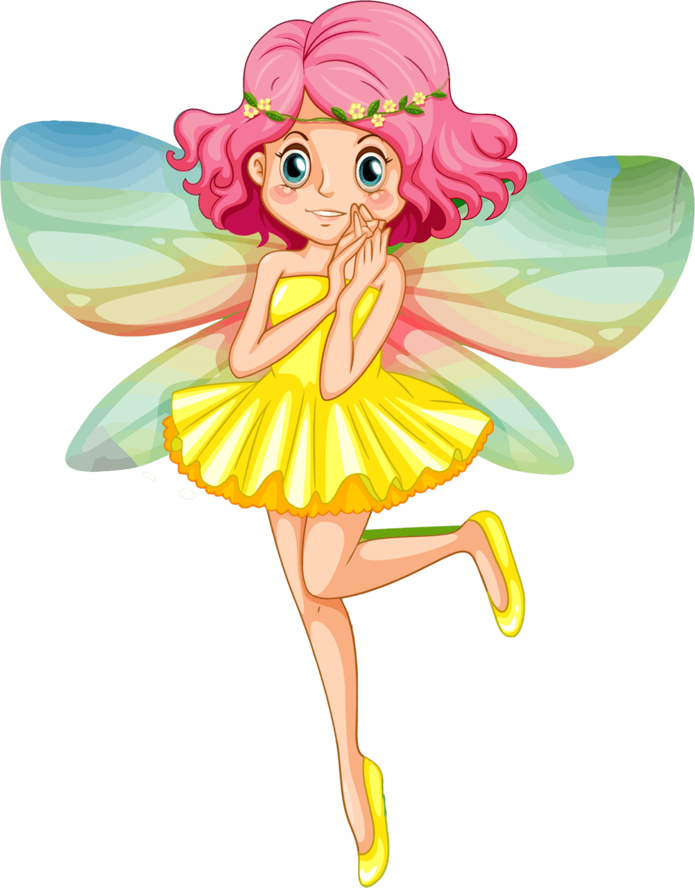 Colorful fairy clipart photo