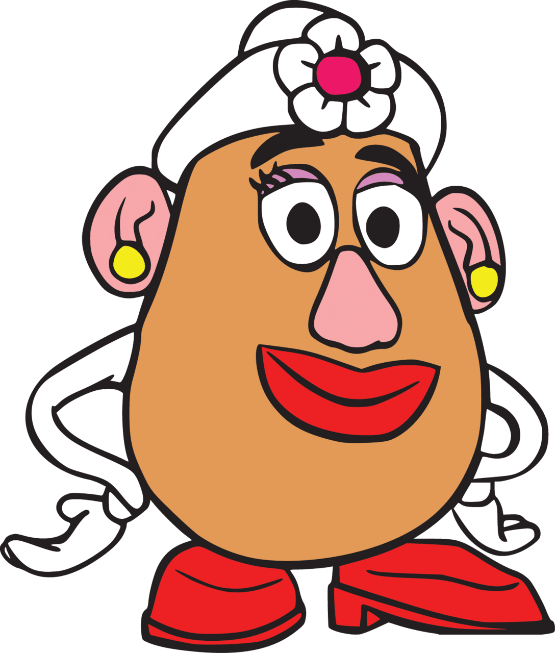 Toys mrs potato head toy story clipart layered logo disney instant