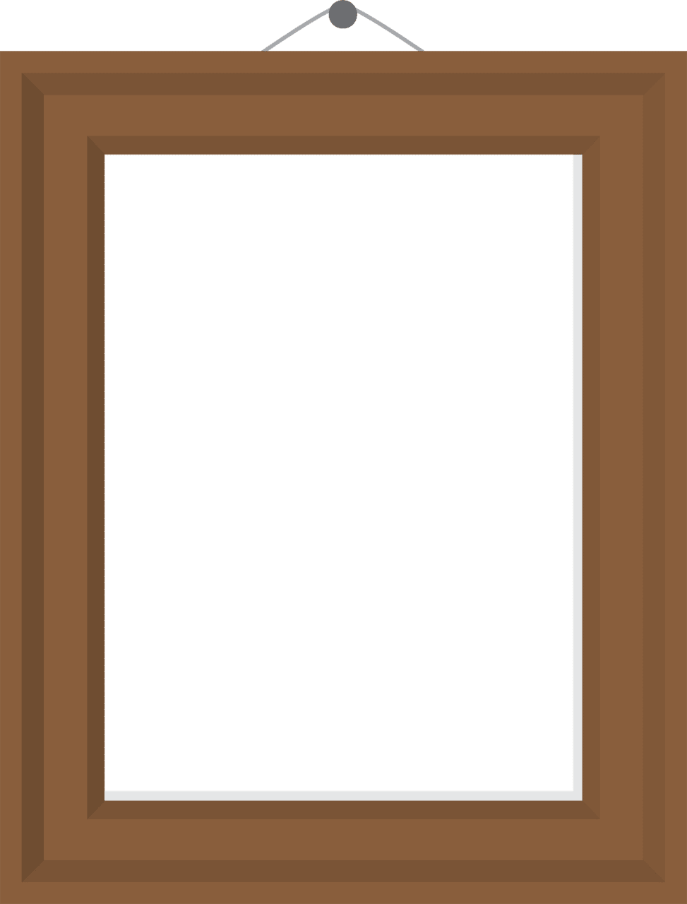 Picture frame wood clipart