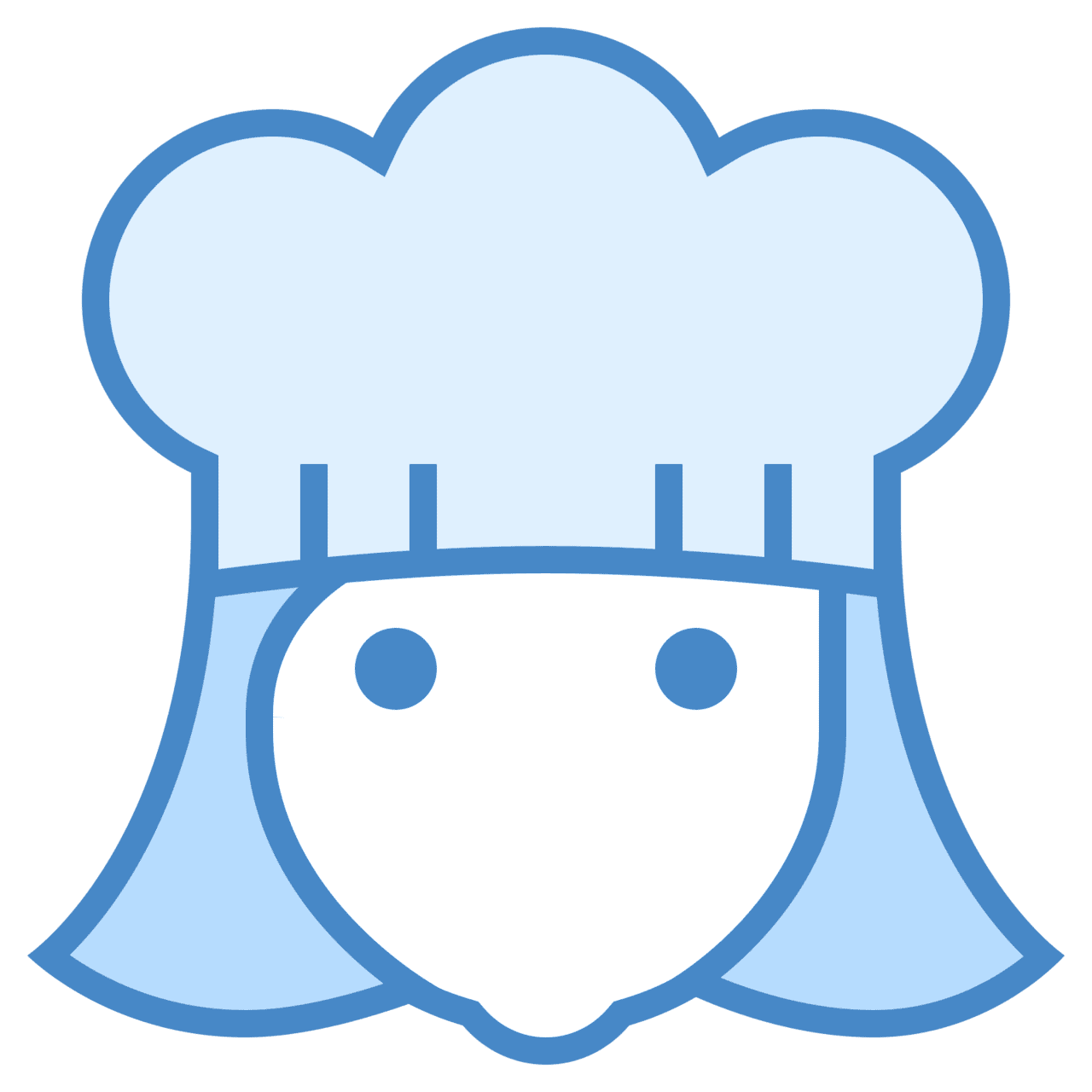 Female chef clipart image