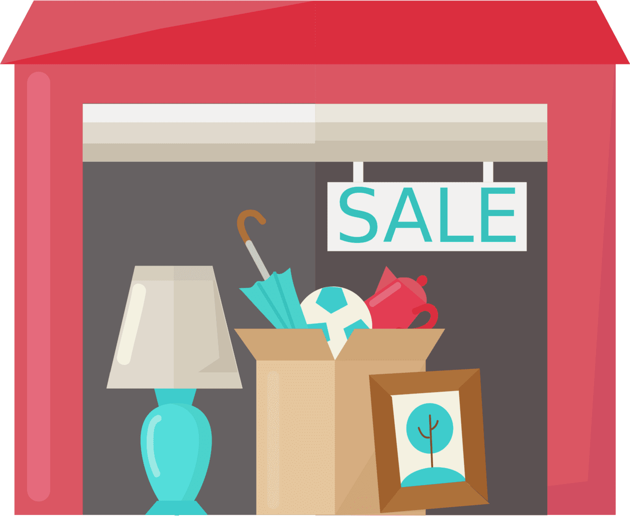 Garage sale clipart images