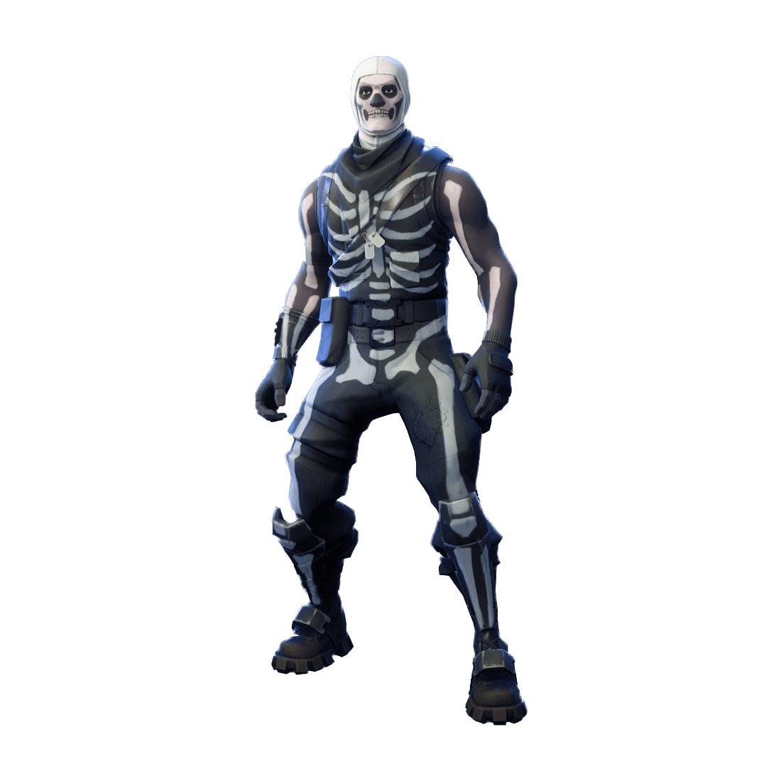 Bone fortnite skull trooper clipart image