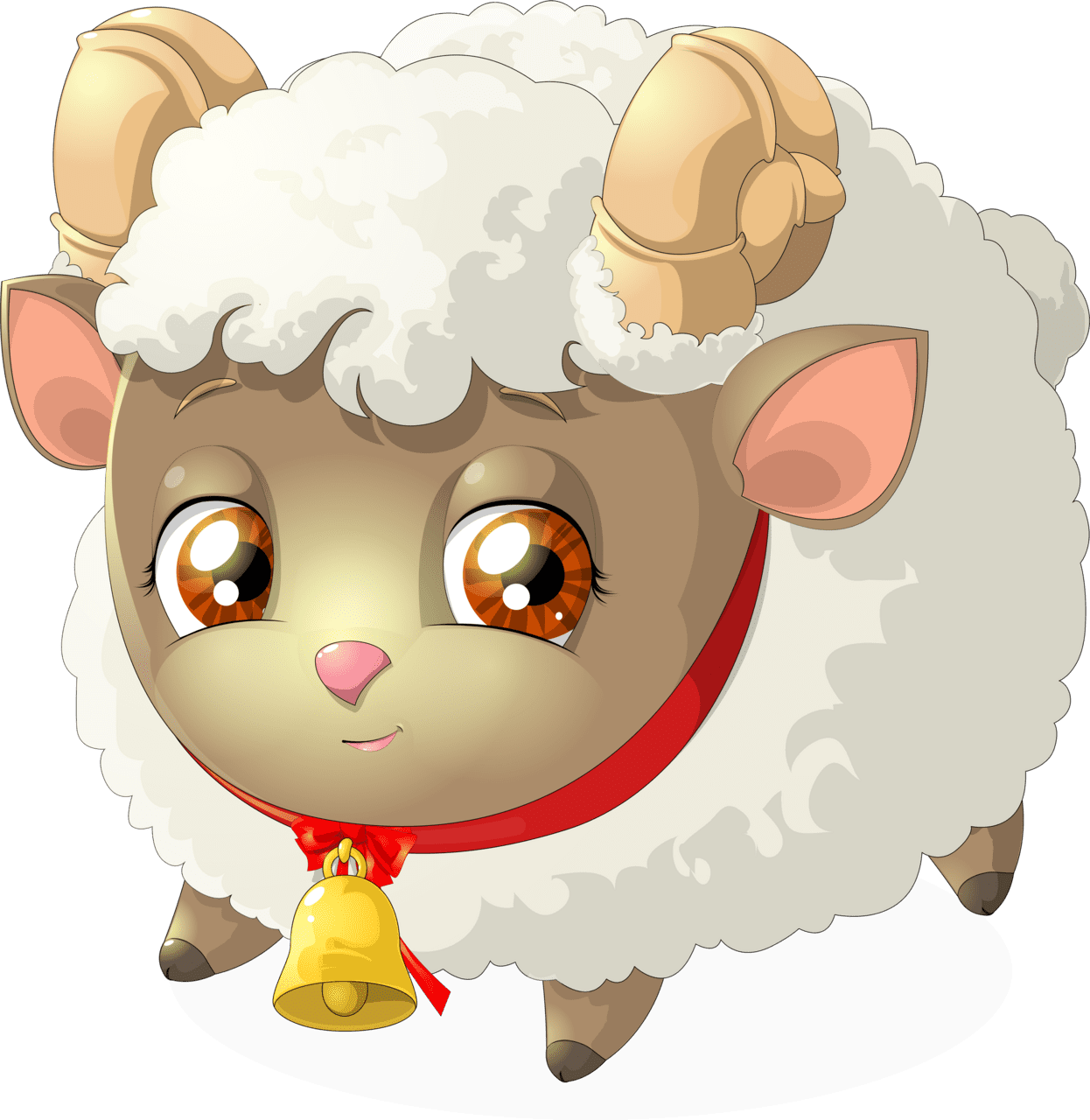 Lamb pin page clipart logo