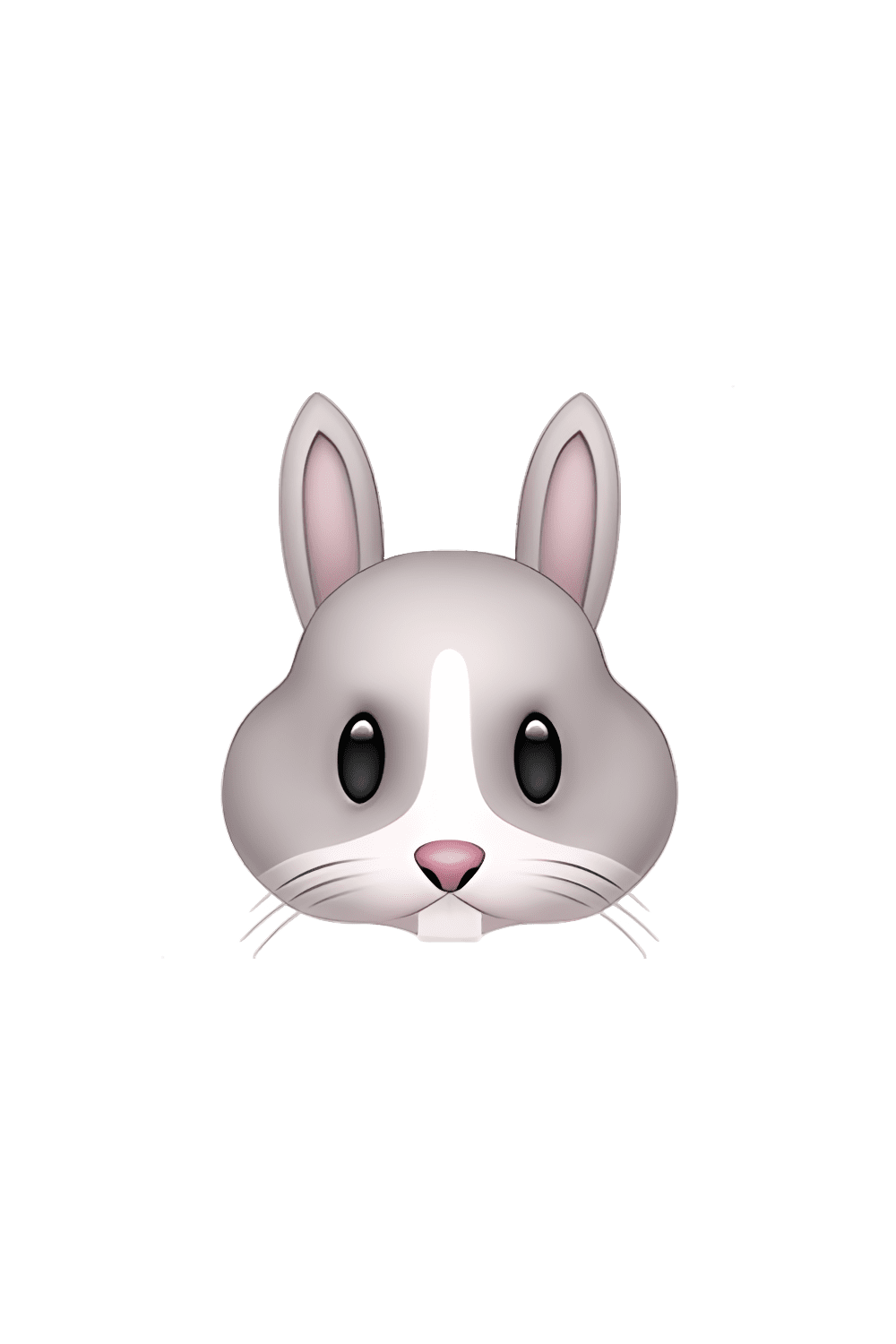 Rat rabbit face emoji clipart free