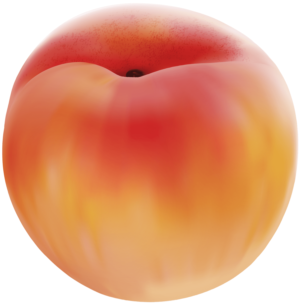 Peach clipart image high quality images and 2