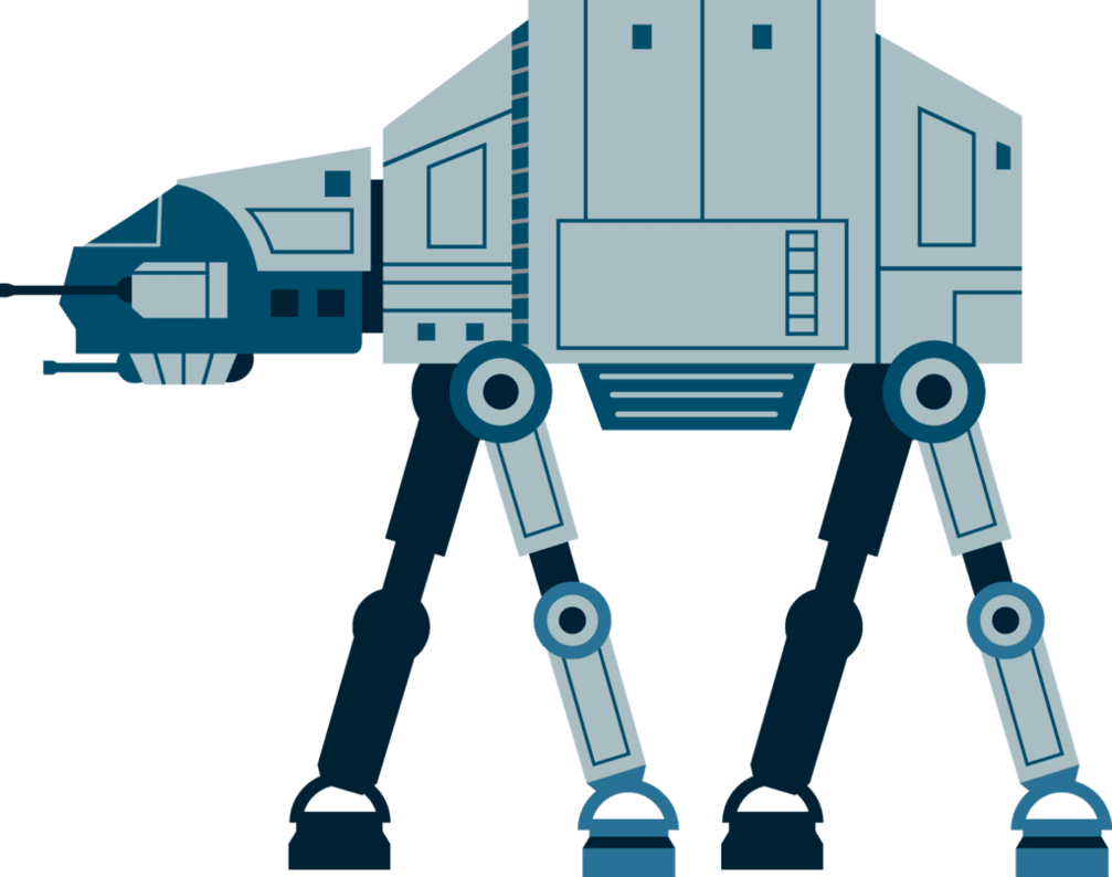 Star wars walker by chrispix deviantart clipart vector