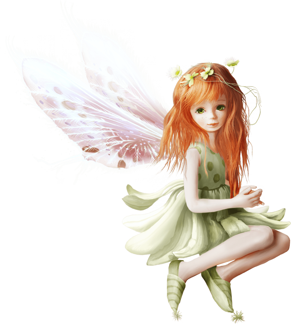 Fairy pin page clipart logo