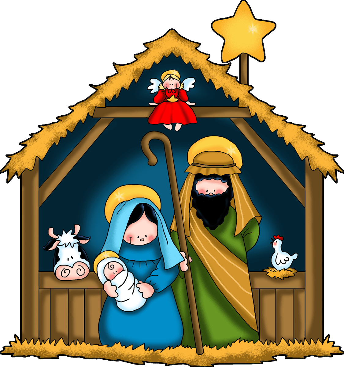 Nativity clipart images