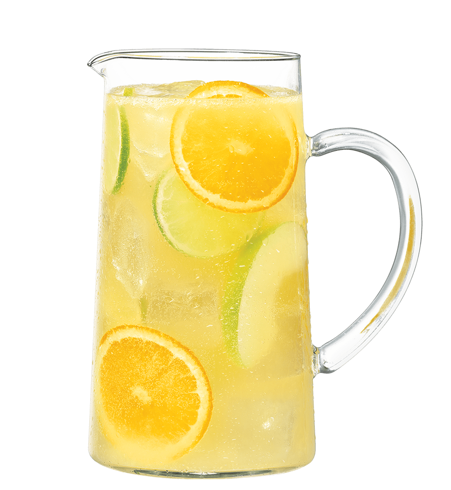 Lemonade sangria blanche version punch clipart logo