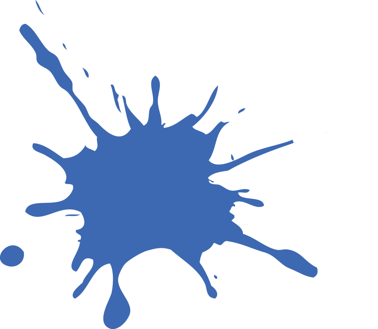 Paint splat clipart transparent