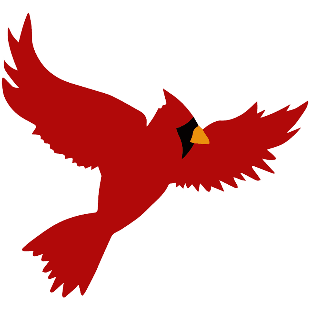 Cardinal down home north carolina welcome to clipart image