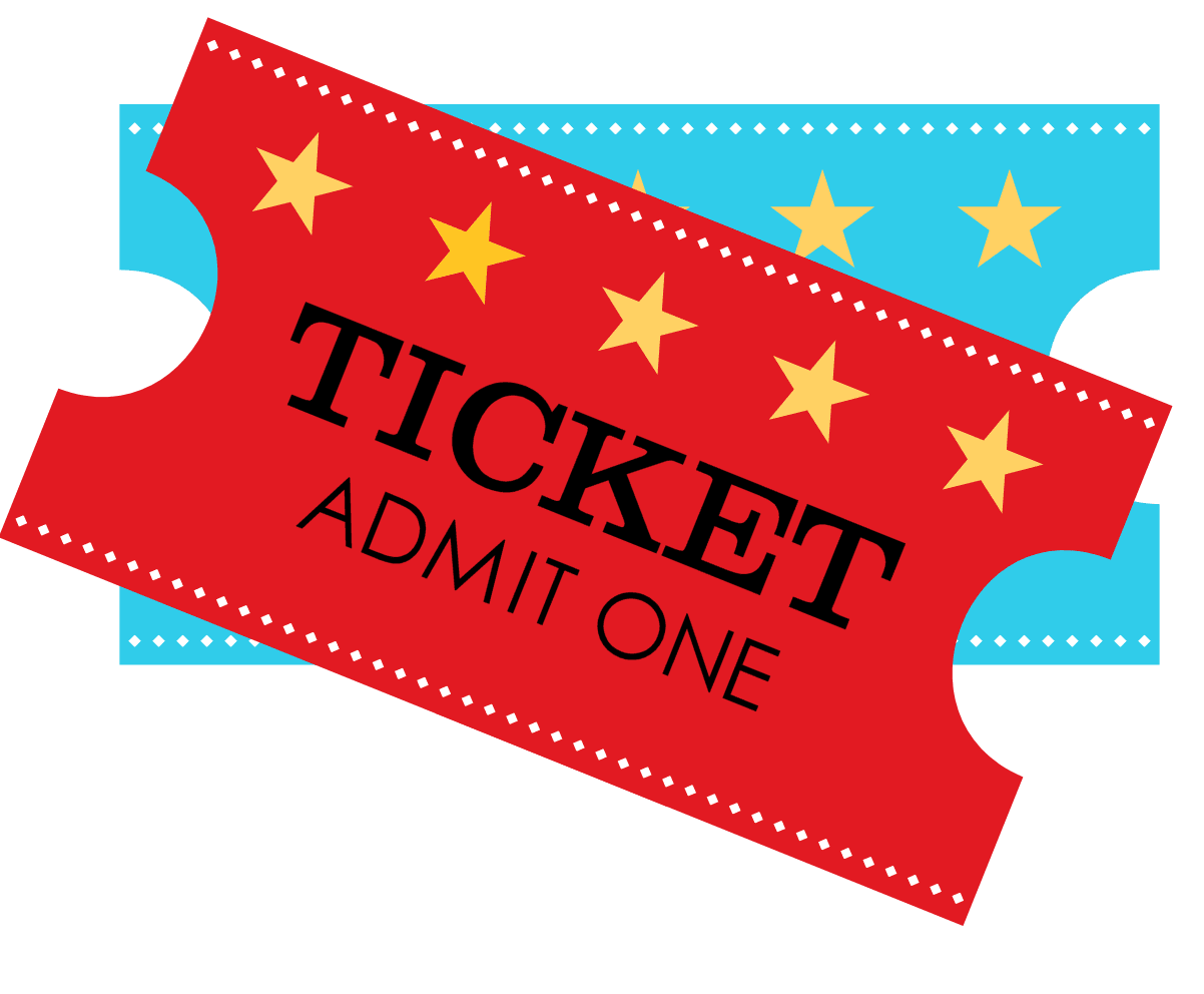 Ticket pin page clipart photo