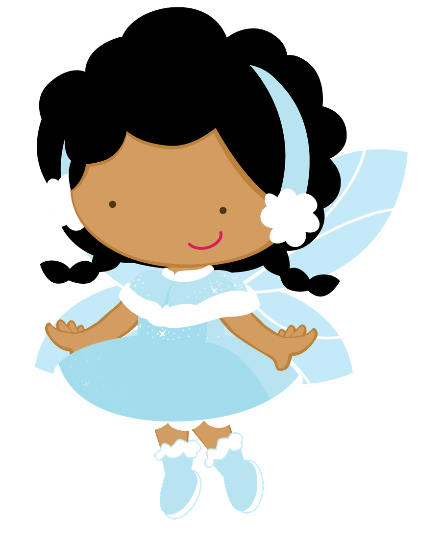 Fairy pin page clipart picture