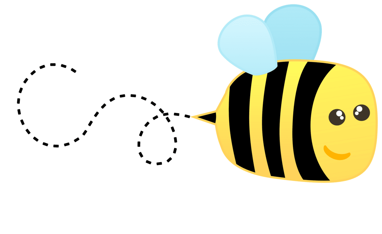 Fly bumble bee clipart of honey transparent