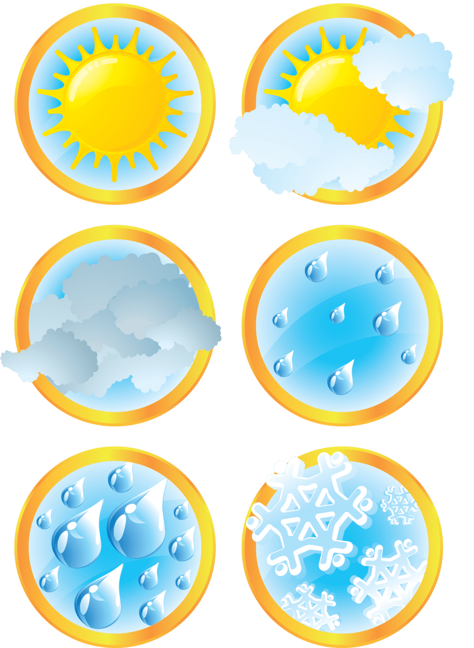 Weather pin page clipart logo