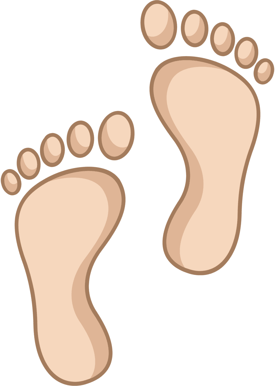 Feet vector clipart images