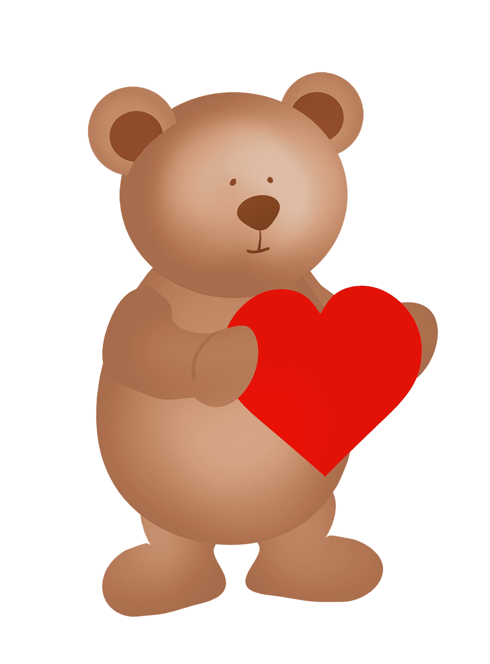 Happy valentines day valentine bear in graphics clipart transparent