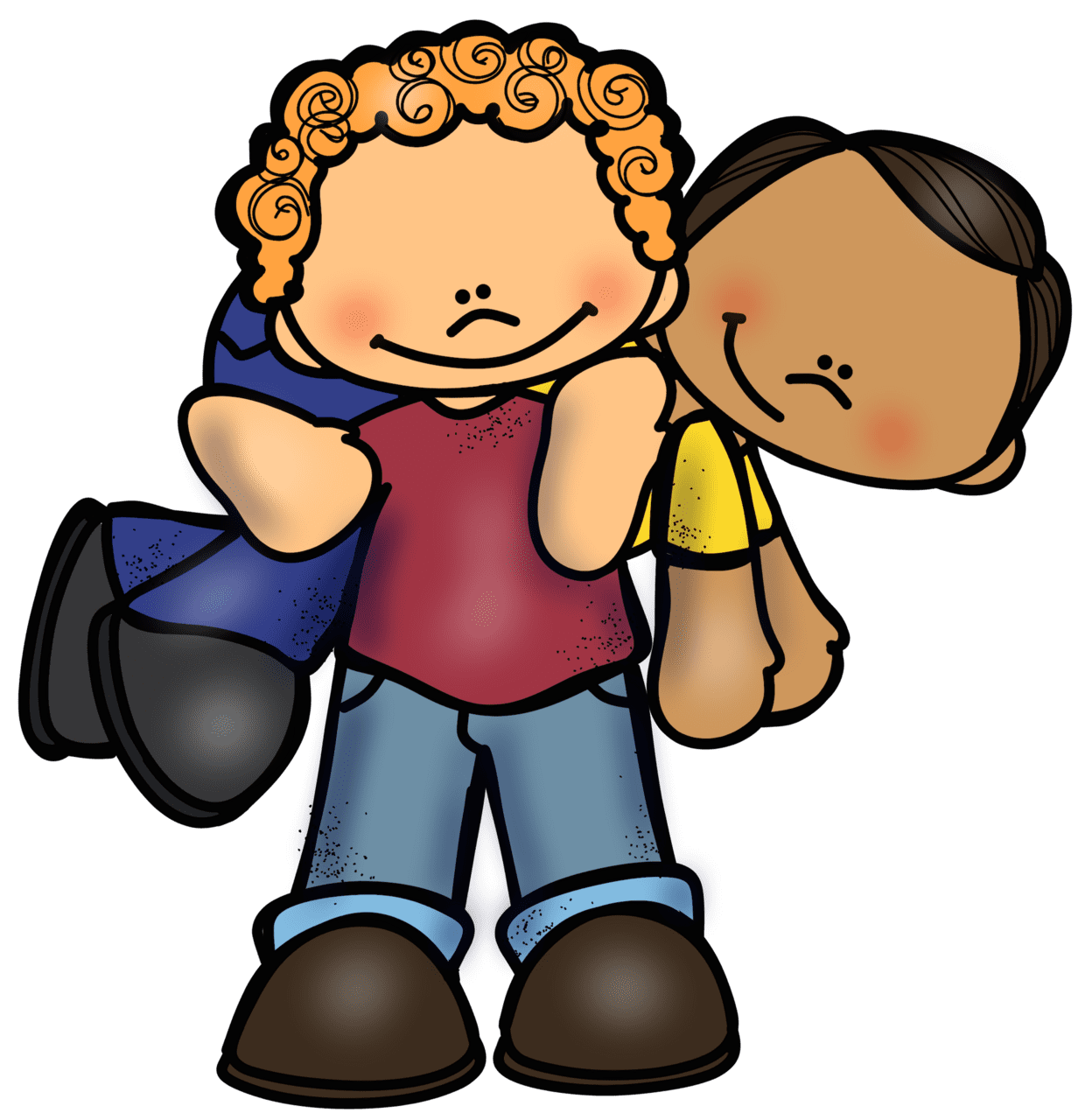 Hug pin page clipart photo