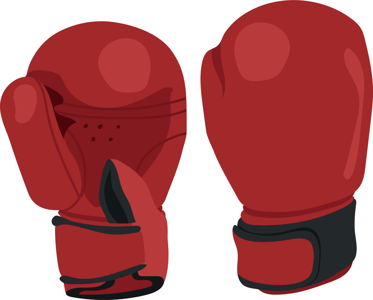 Boxing glove red gloves clipart image