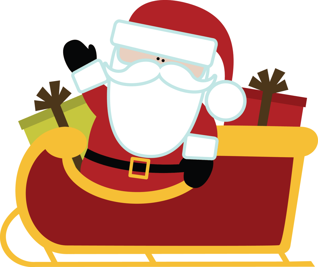 Santa claus pin page clipart background 2