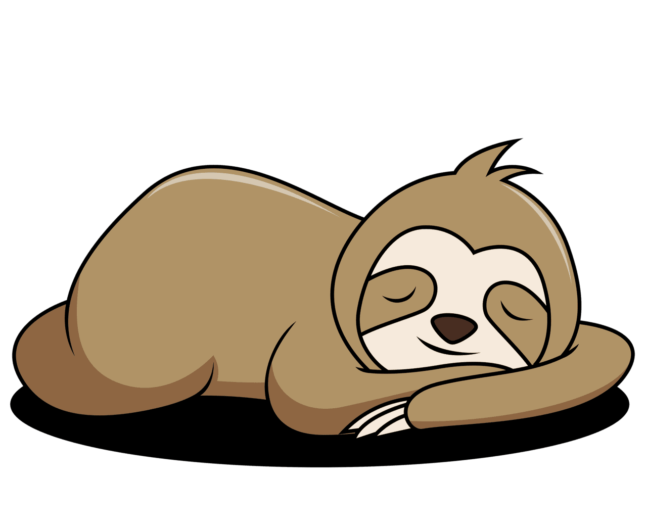 What makes you sloth investor vol clipart vector